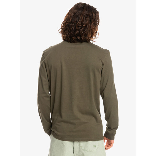 Quiksilver Ανδρική μακρυμάνικη μπλούζα Script Talk - Long Sleeve T-Shirt for Men